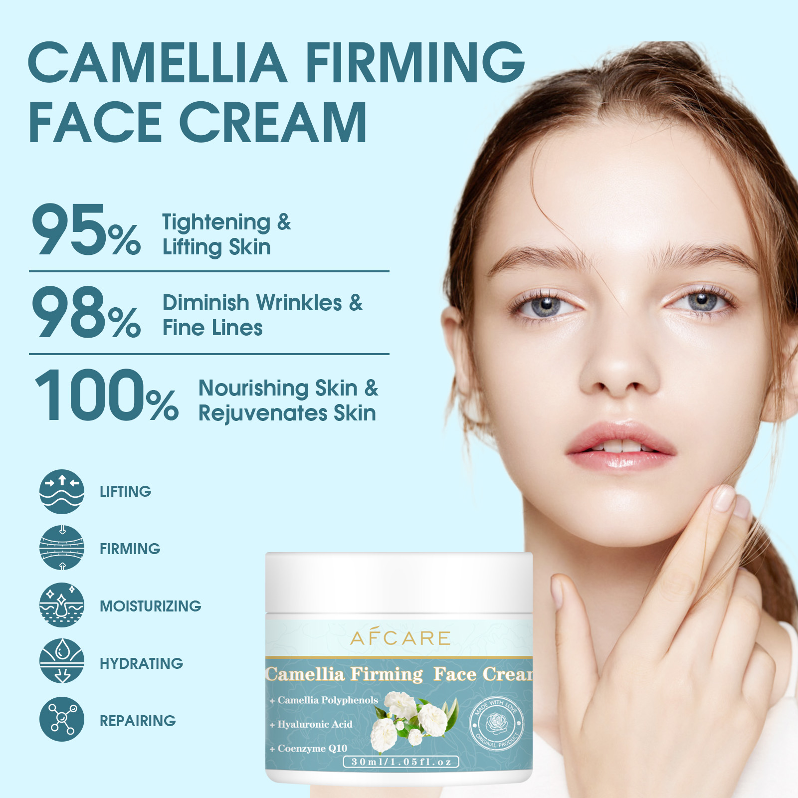 Kamelya Sıkılaştırıcı Yüz Krem - Coenzyme Q10 Cream incelemesi ve fiyatı