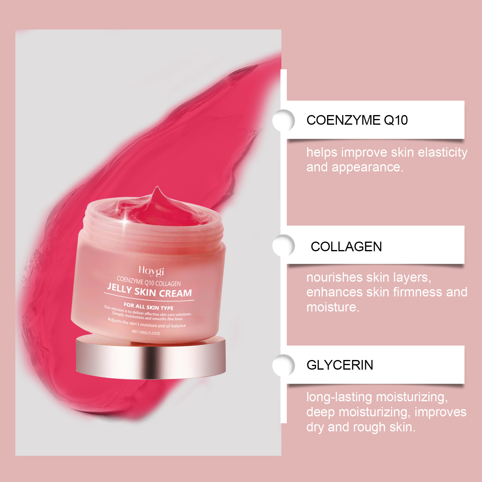 HOYGI Kolajen Jöle Yüz Kremi B - Coenzyme Q10 Cream incelemesi ve fiyatı